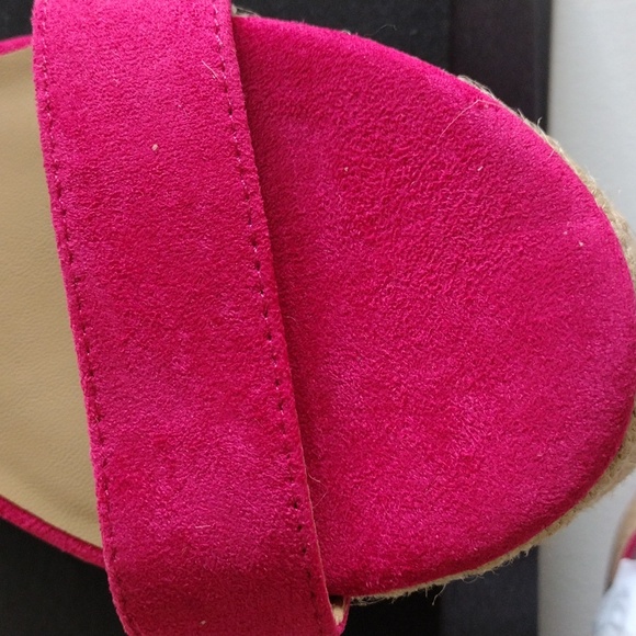 Banana Republic Platform Strappy Espadrille Maui Rose, Size 9 - Picture 10 of 14